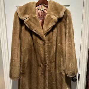Vintage Tissavel of France Luxurious Brown Teddy Jacket